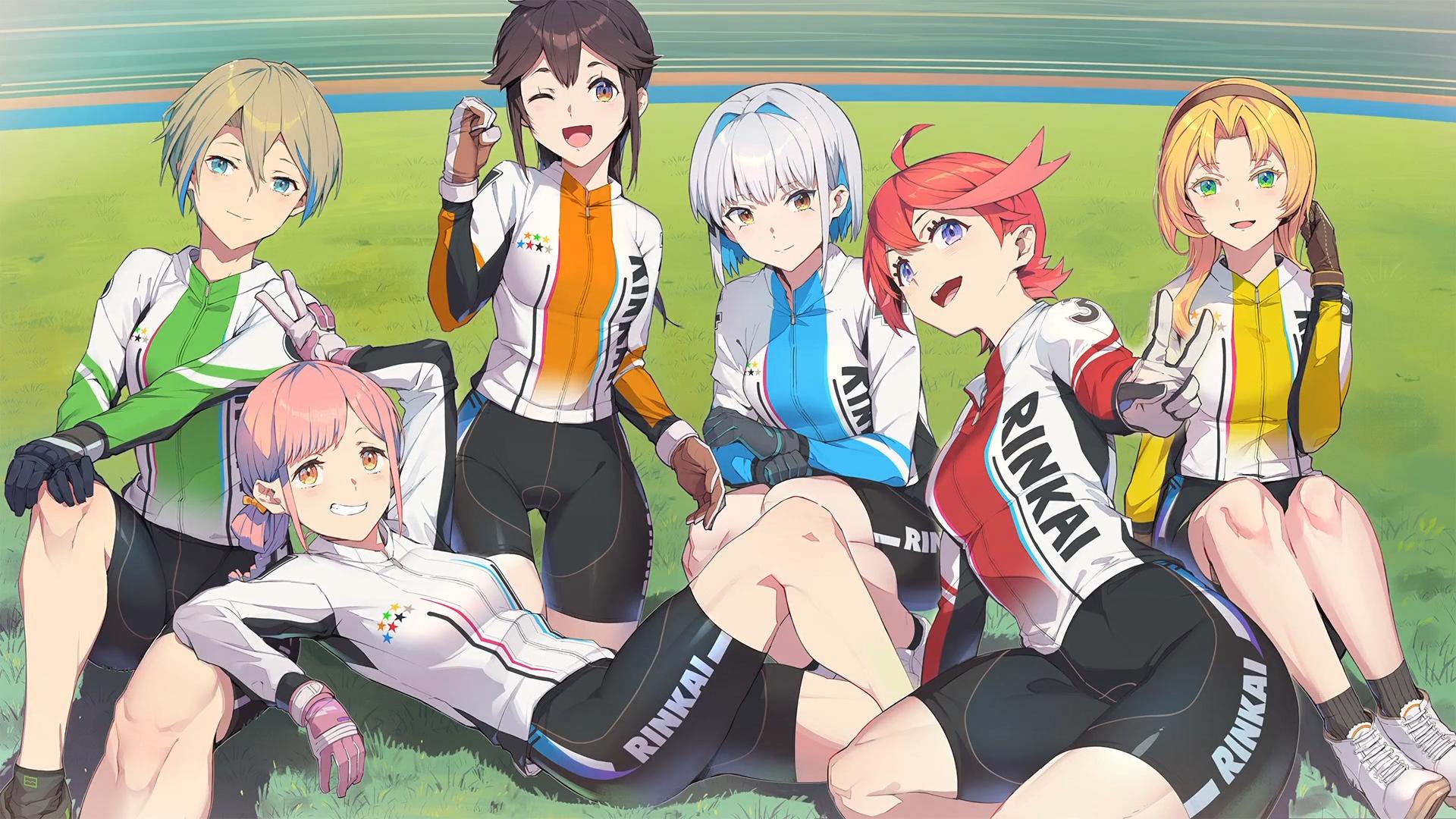 Rinkai! on RetroCrush image of girls relaxing on grass.